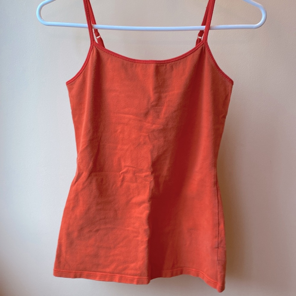 Express Best Loved Cami. Adjustable strap, built in bra Size S, orange, like new
